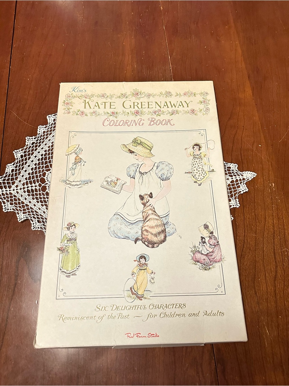 1950 Kim’s Kate Greenaway Coloring Book Unused w Box